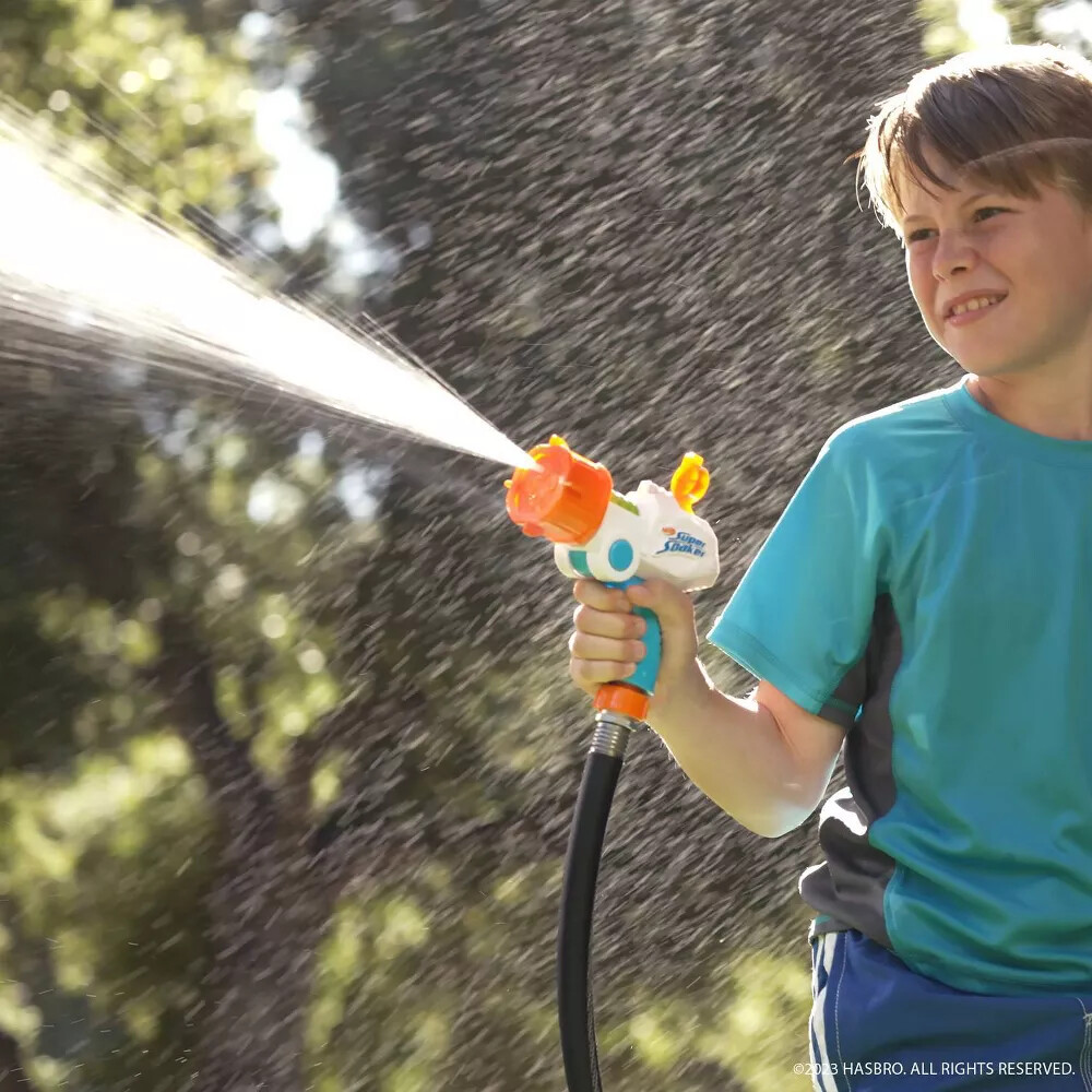 Nerf - Super Soaker Quadblast - Vandpistol Til Haveslange