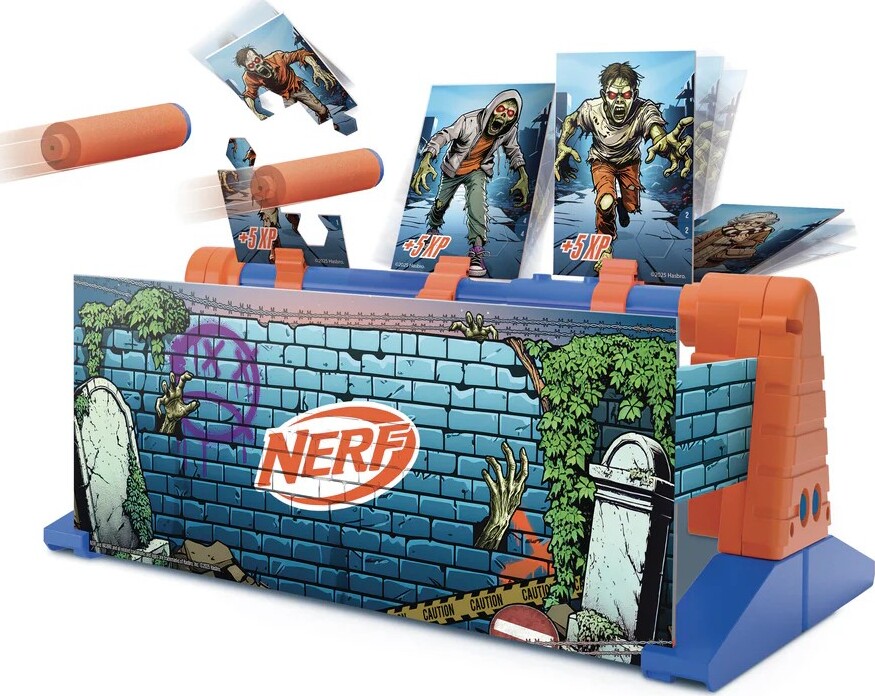 Nerf - Zombie Spin Strike - Elektronisk Skydeskivespil - Hasbro