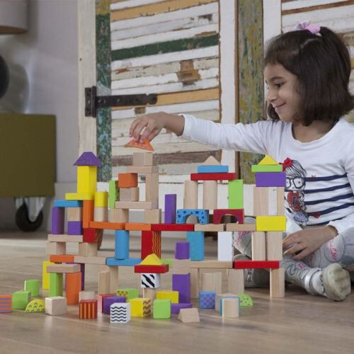 New Classic Toys - Træklodser - 100 Stk