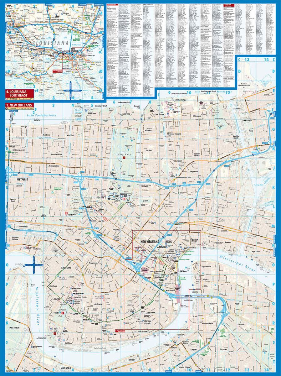 New Orleans - Borch Maps