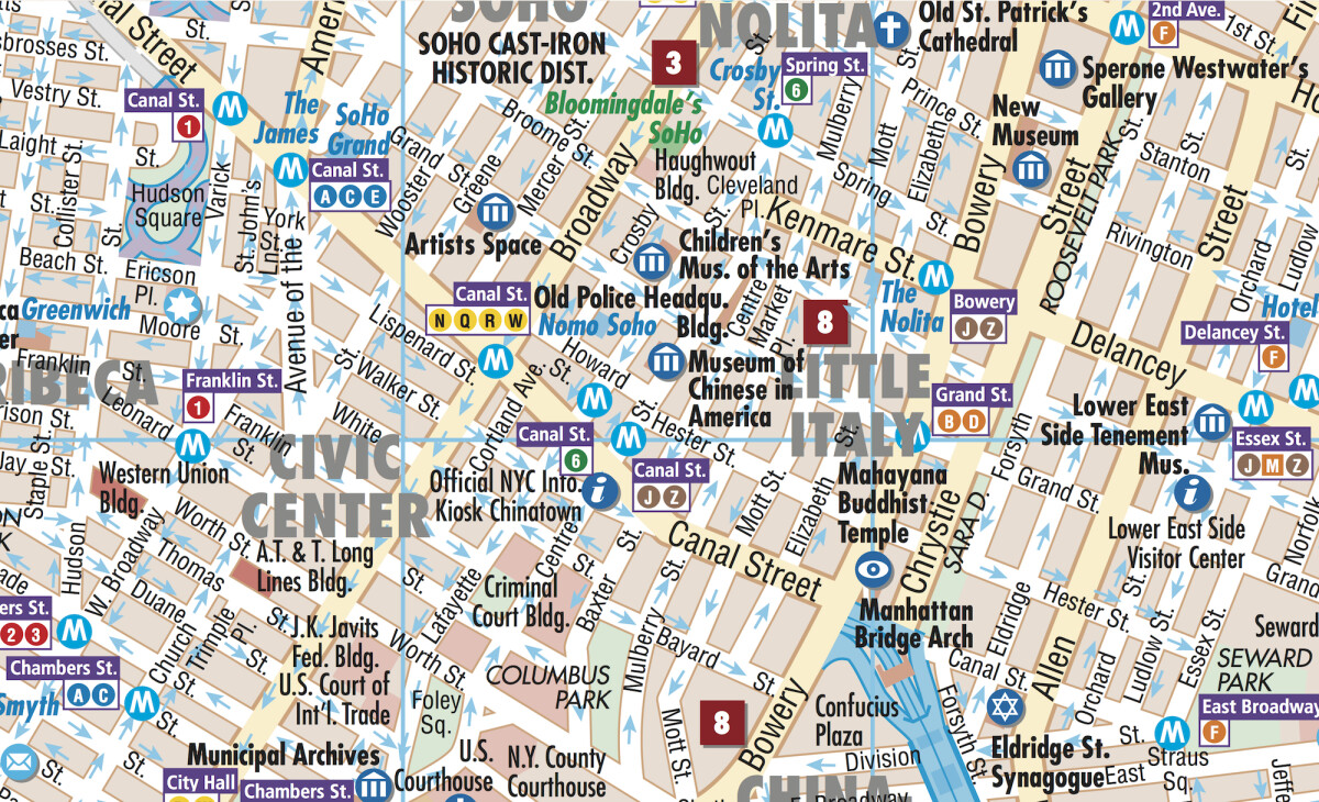 New York City - Borch Maps
