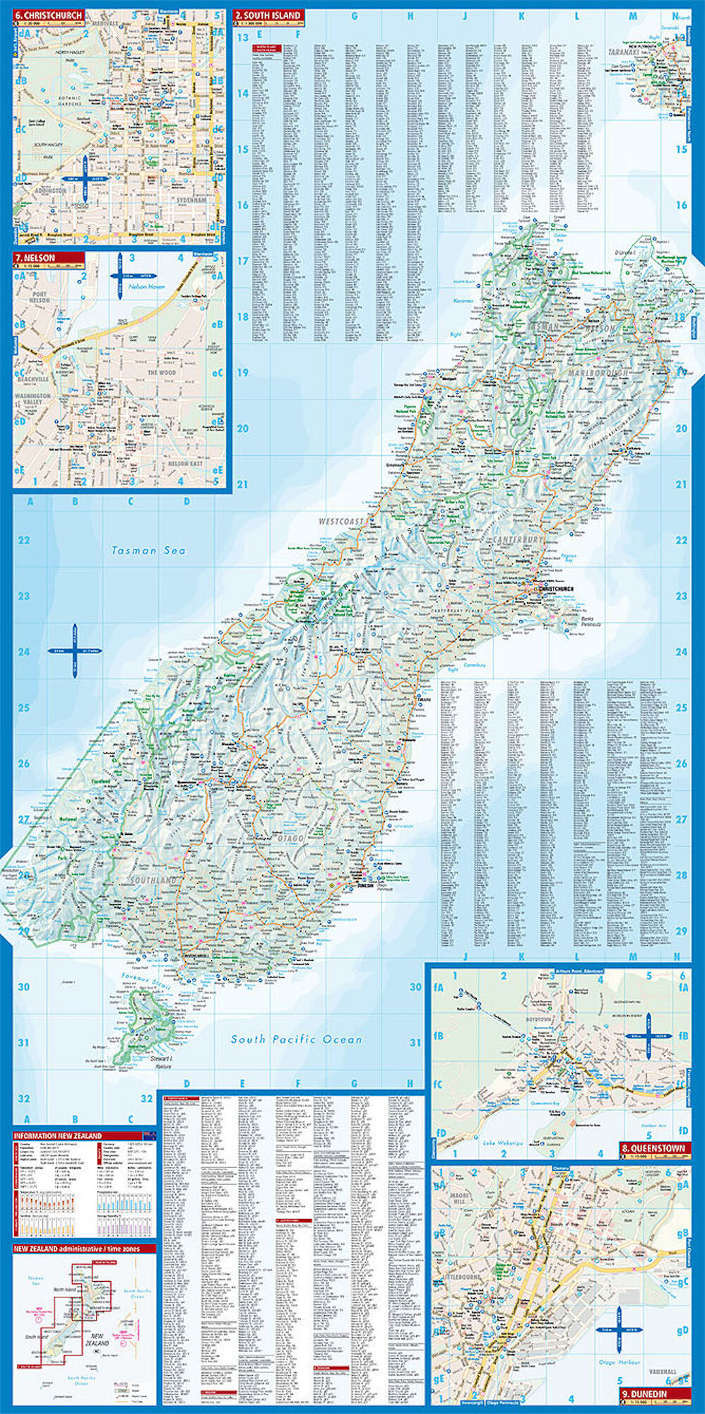 New Zealand - Borch Maps