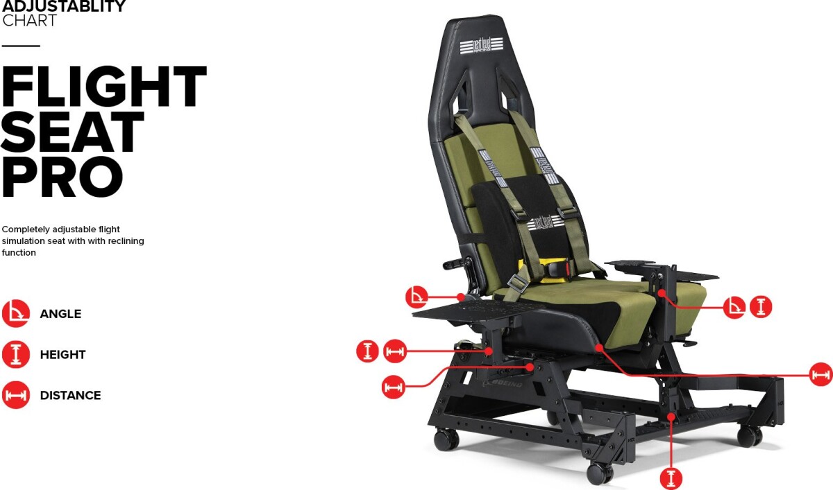 Next Level Racing - Flight Seat Pro Boeing Military Edition
