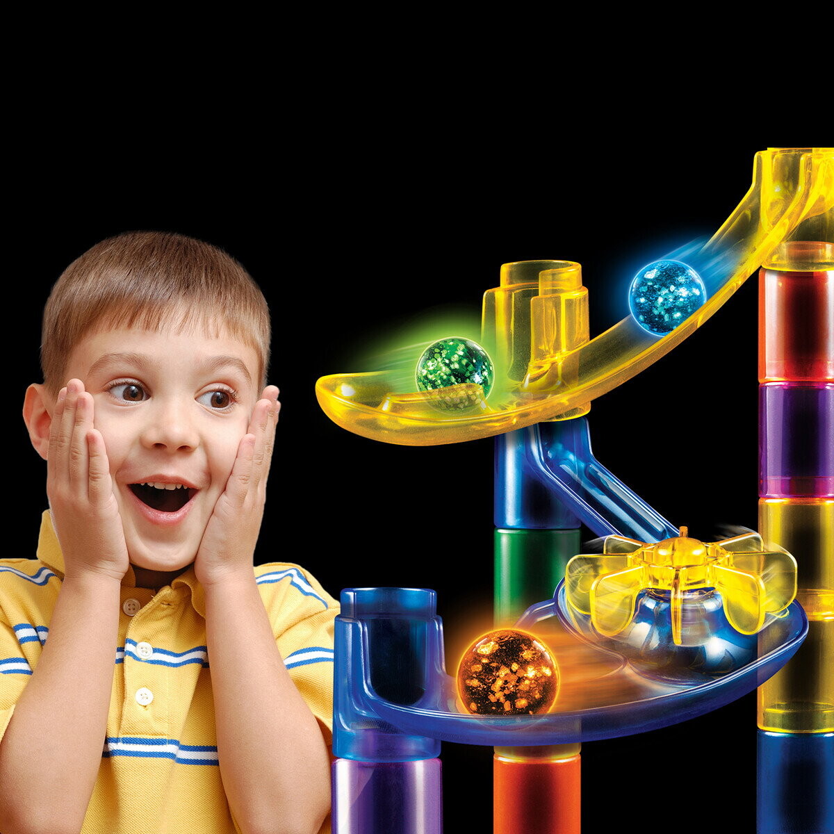 National Geographic - Marble Run - Glow-In-The-Dark - Kuglebane