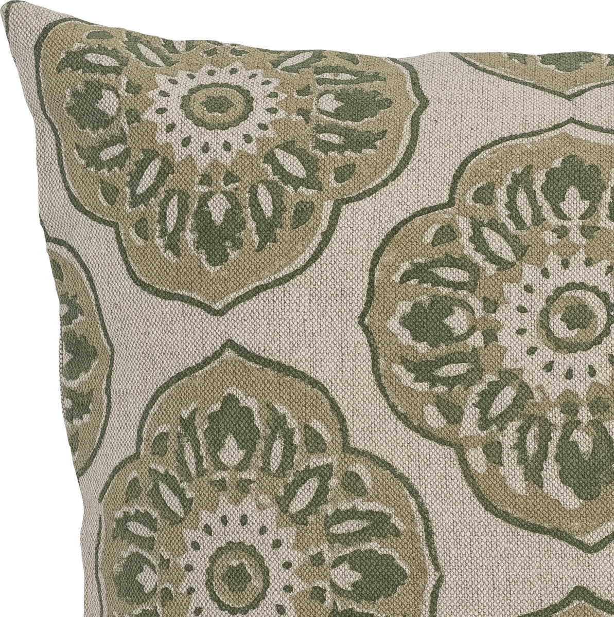 Creative Collection - Nicolina Pude - Grøn - Hør - 45X45 Cm