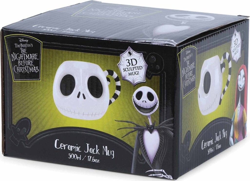 Nightmare Before Christmas Jack Head Shaped Mug