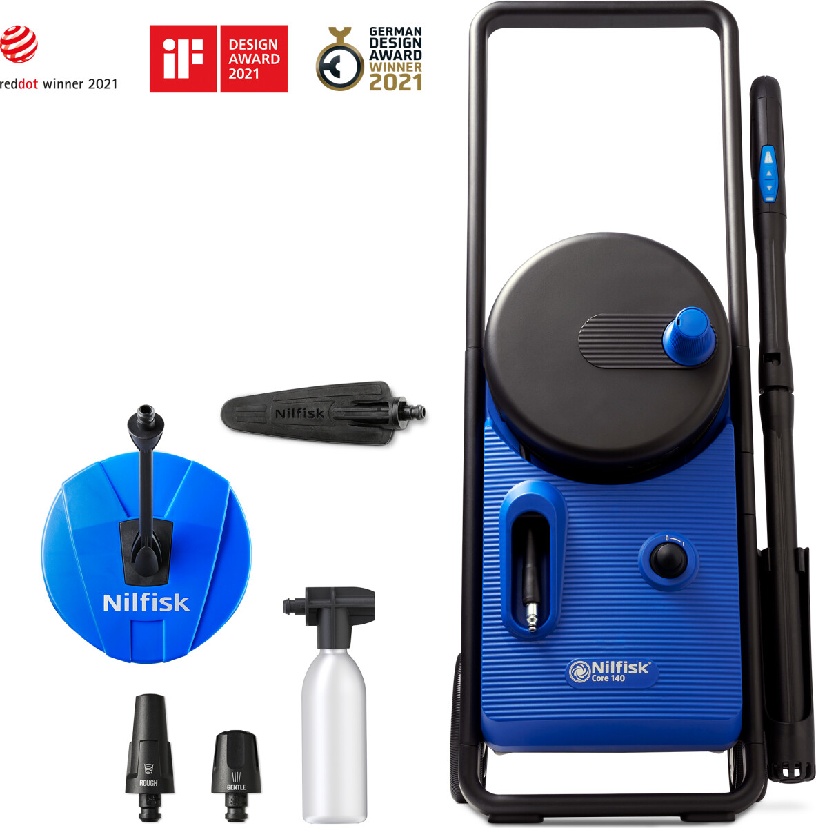 Nilfisk - Core 140-8 Powercontrol Højtryksrenser Med Terassevasker