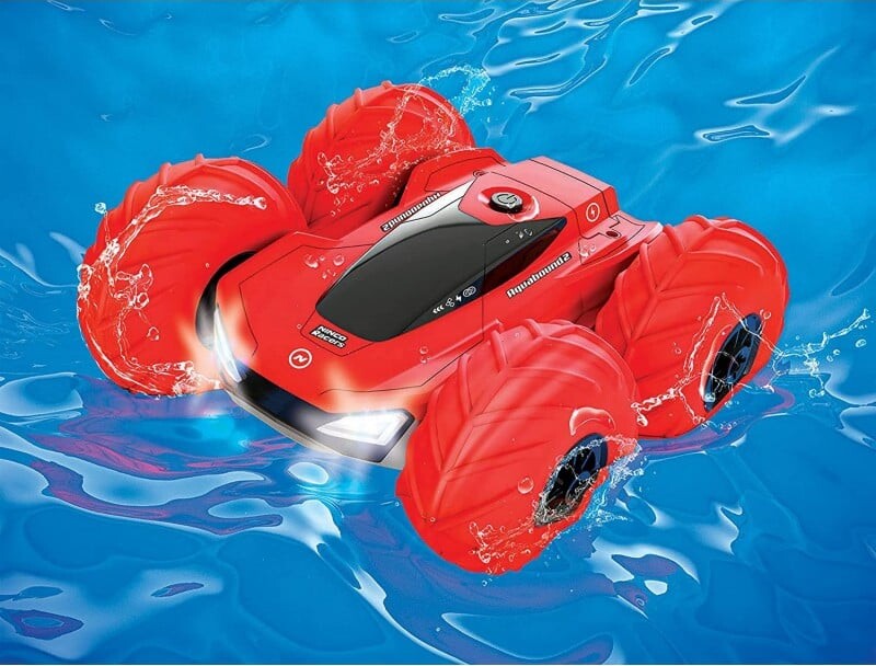 Ninco - Aquabound 2 Fjernstyret Bil Til Vand - Rød - 24 Cm