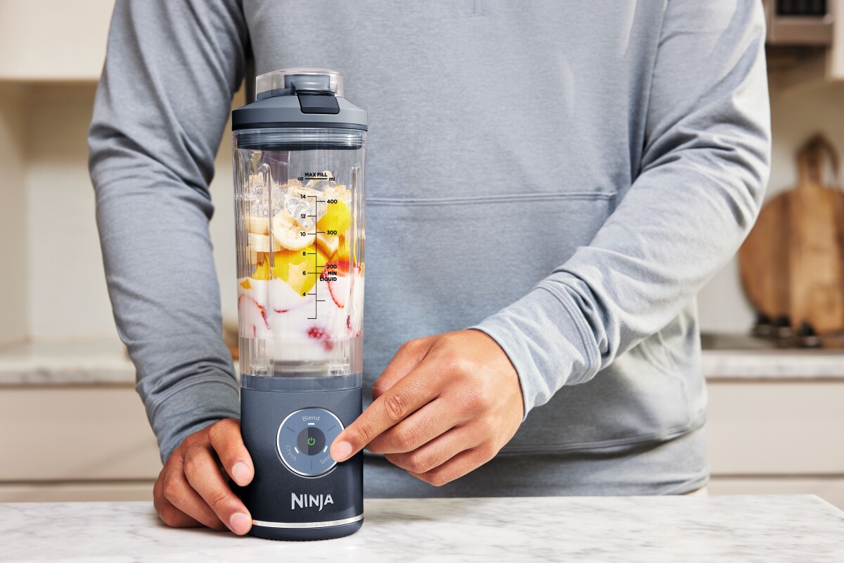 Ninja - Blast Max Bærbar Blender - Bc251Eunv - Trådløs Twist Go Navy