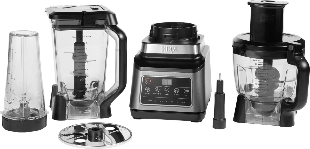 Ninja - Food Processor Med Auto-Iq Teknologi - 3-I-1