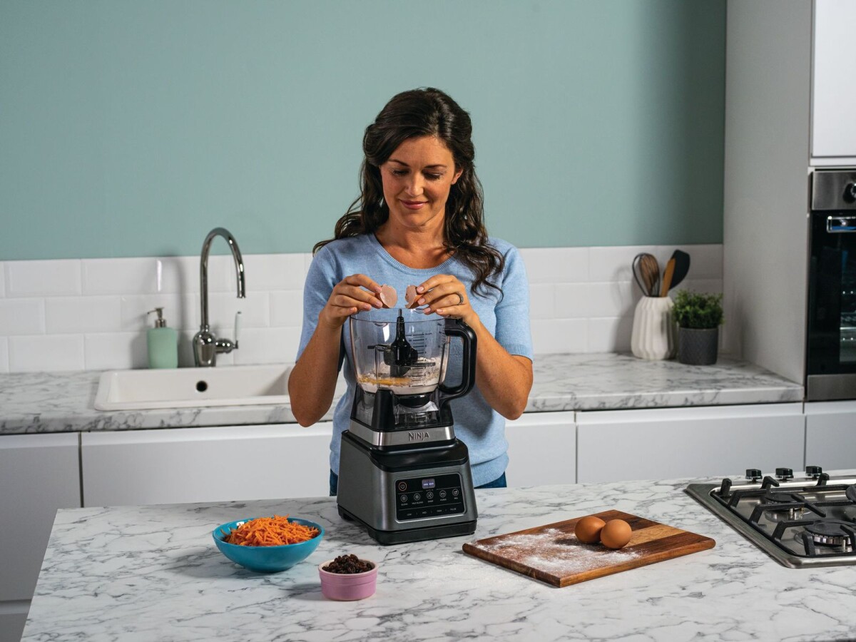 Ninja - Food Processor Med Auto-Iq Teknologi - 3-I-1