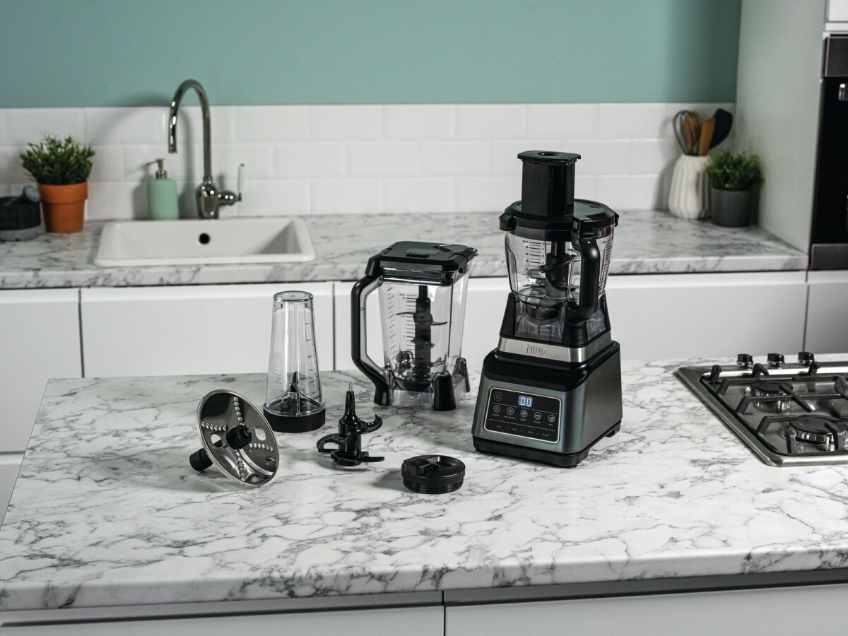 Ninja - Food Processor Med Auto-Iq Teknologi - 3-I-1
