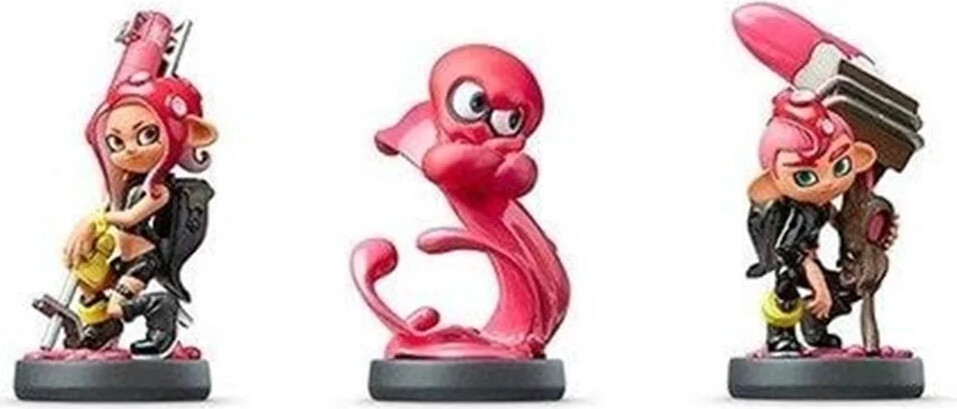 Nintendo Amiibo Splatoon Octoling Figurer - 3-Pak