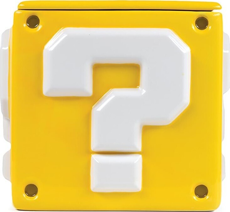 Nintendo - Super Mario Question Mark Block Cookie Jar - Vibrant