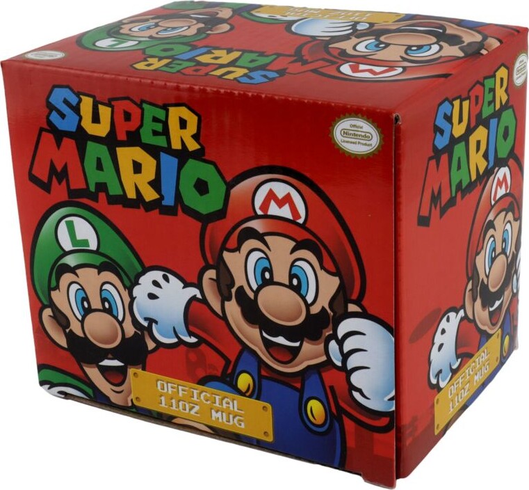 Nintendo - Super Mario Retro Title Mug - White