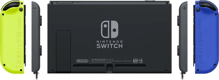 Nintendo Switch Joy-Con Controller Sæt - Blå Venstre Og Neon Gul Højre