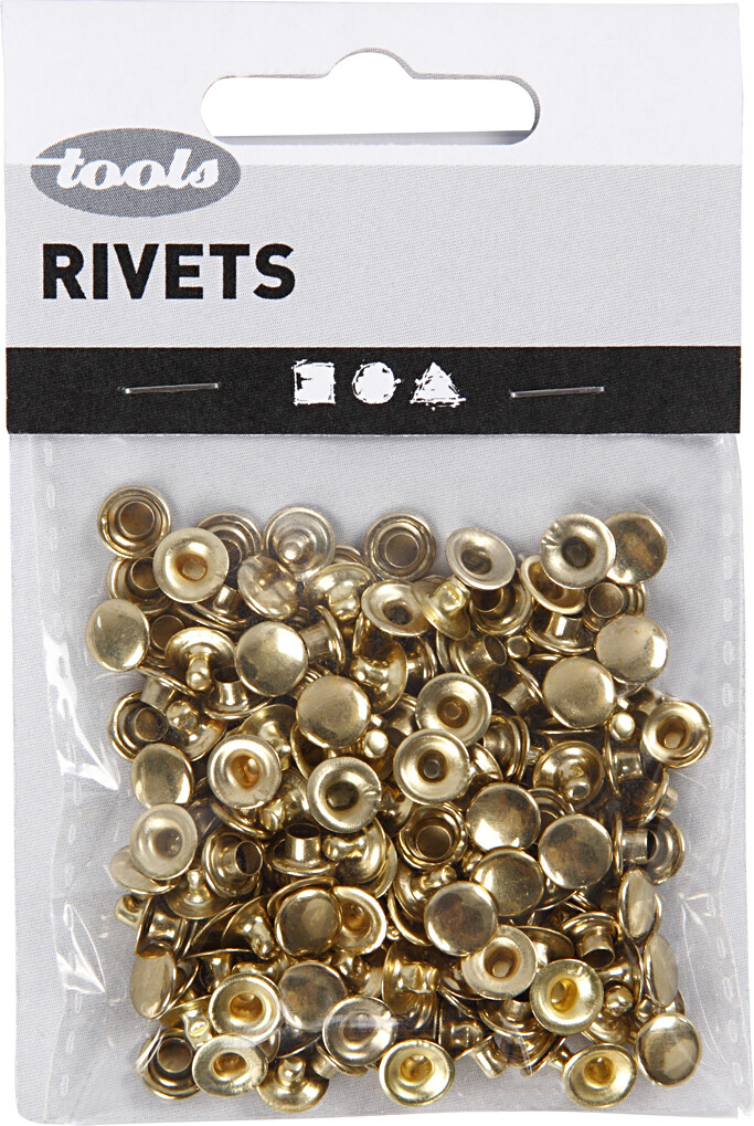 Nitte - Ø 7 Mm - Messing - 50 Stk