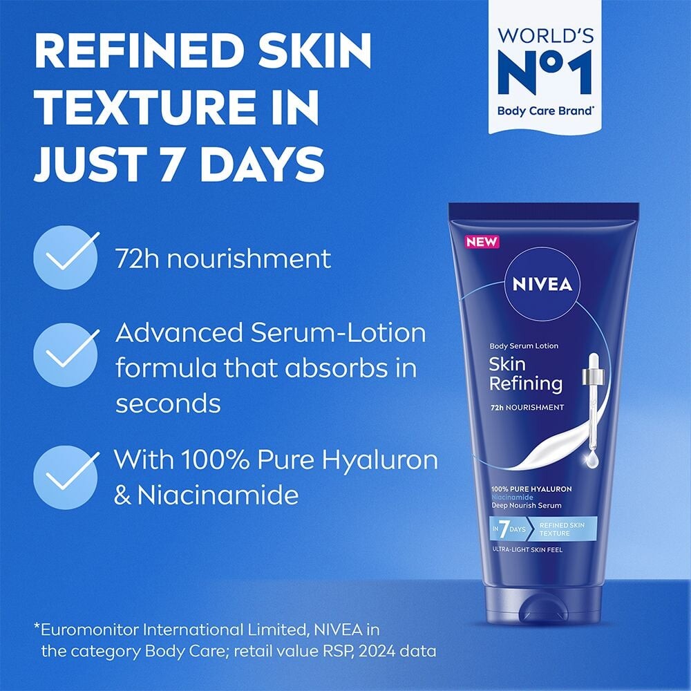 Nivea - Body Skin Refining Serum Lotion - 200 Ml