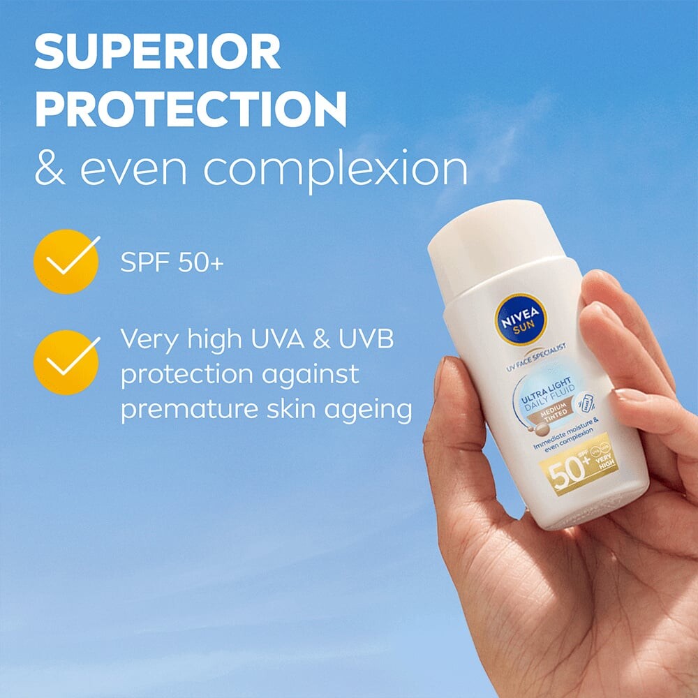 Nivea - Daily Fluid - Medium Tinted - 40 Ml