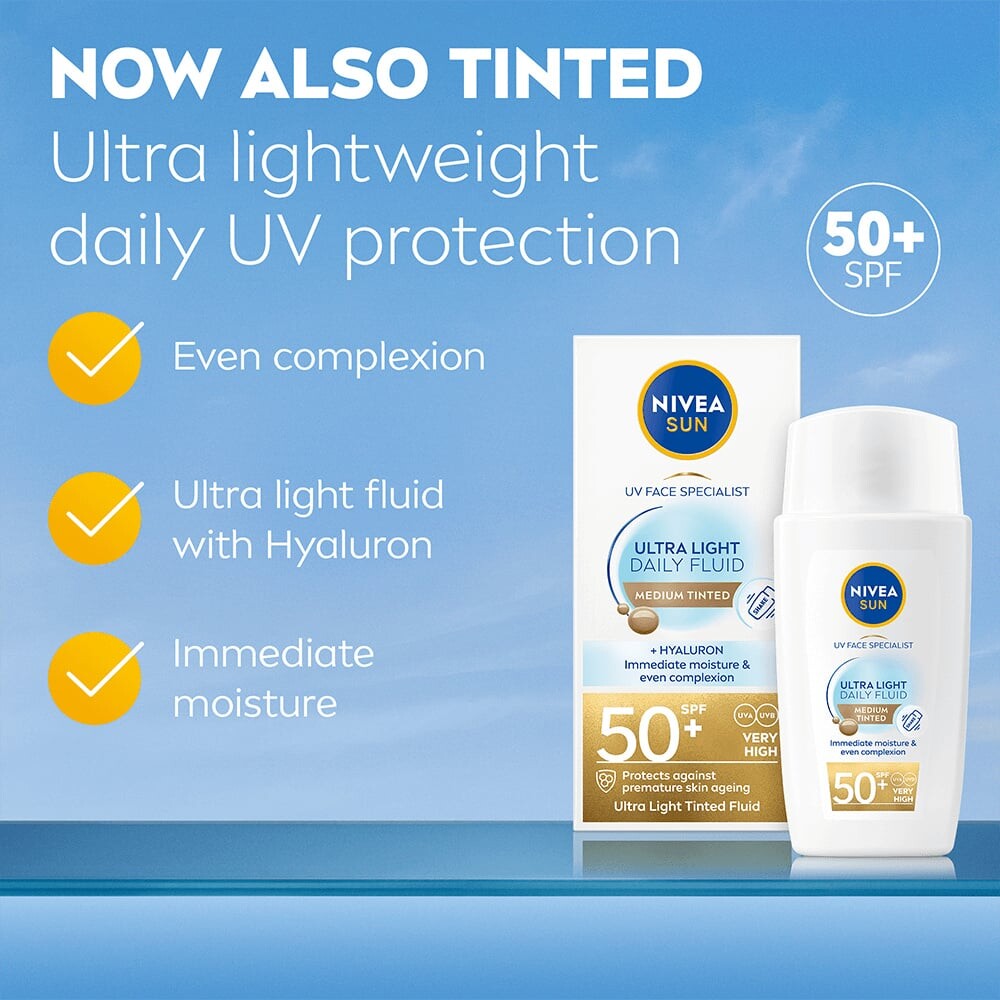 Nivea - Daily Fluid - Medium Tinted - 40 Ml