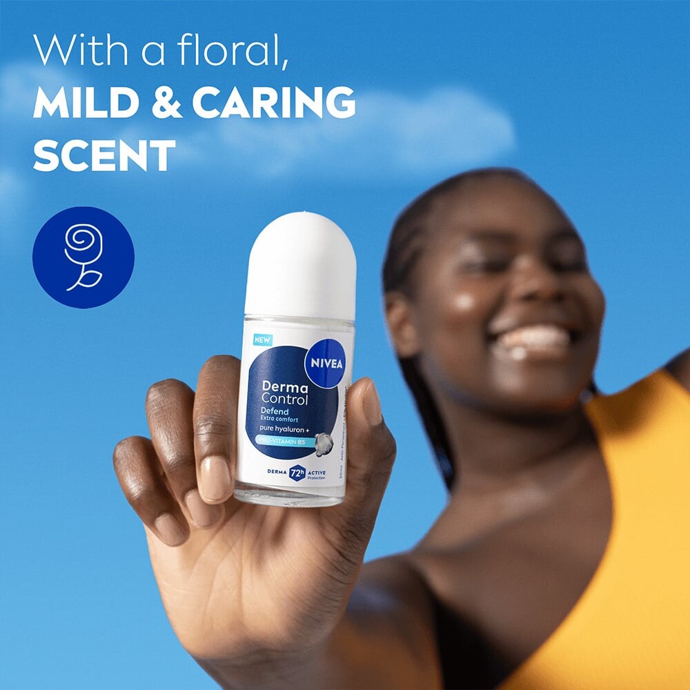 Nivea - Derma Control Defend Female Roll-On - 50 Ml