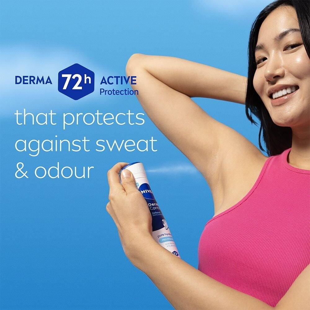 Nivea - Derma Control Defend Female Spray - 150 Ml