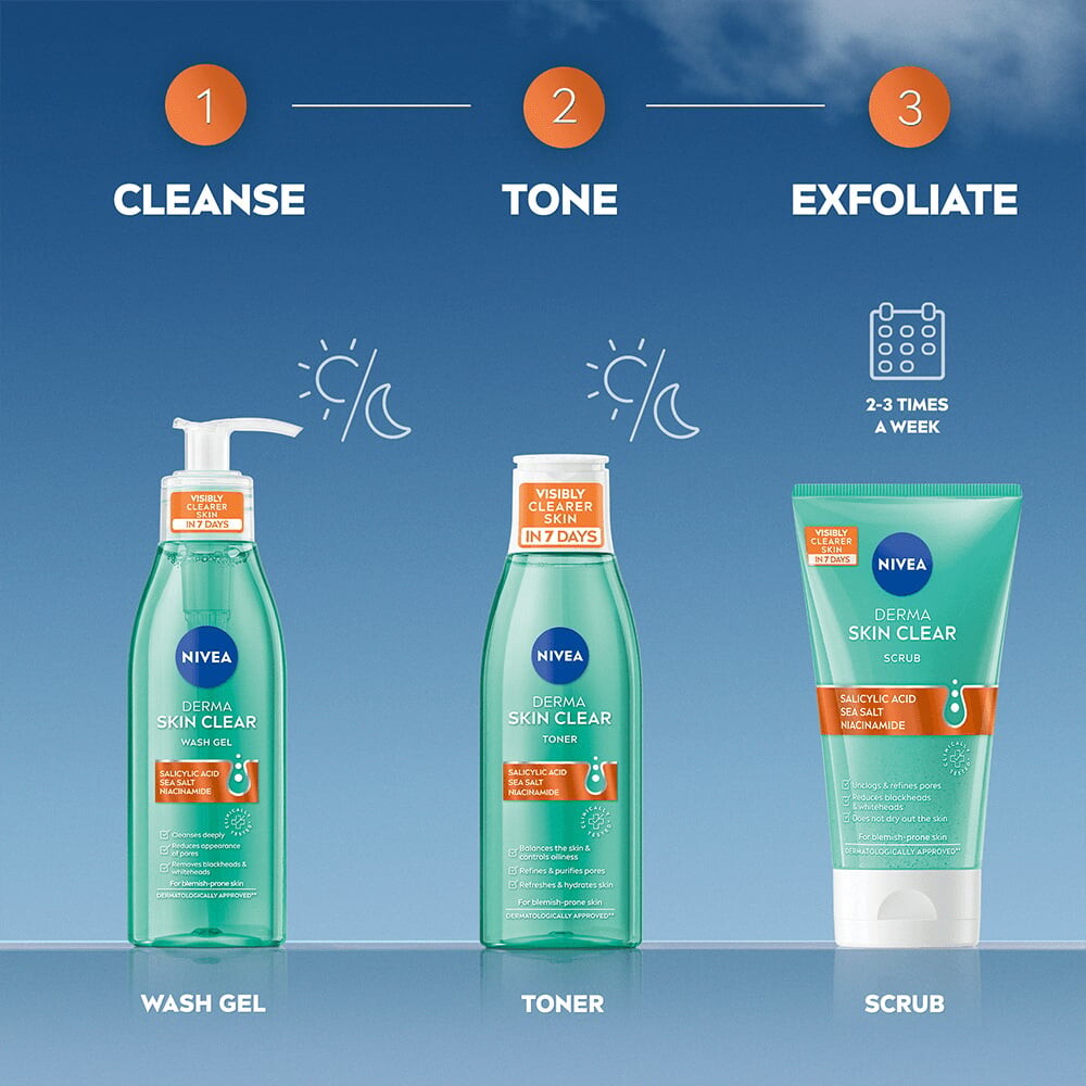 Nivea - Derma Skin Clear Scrub - 150 Ml