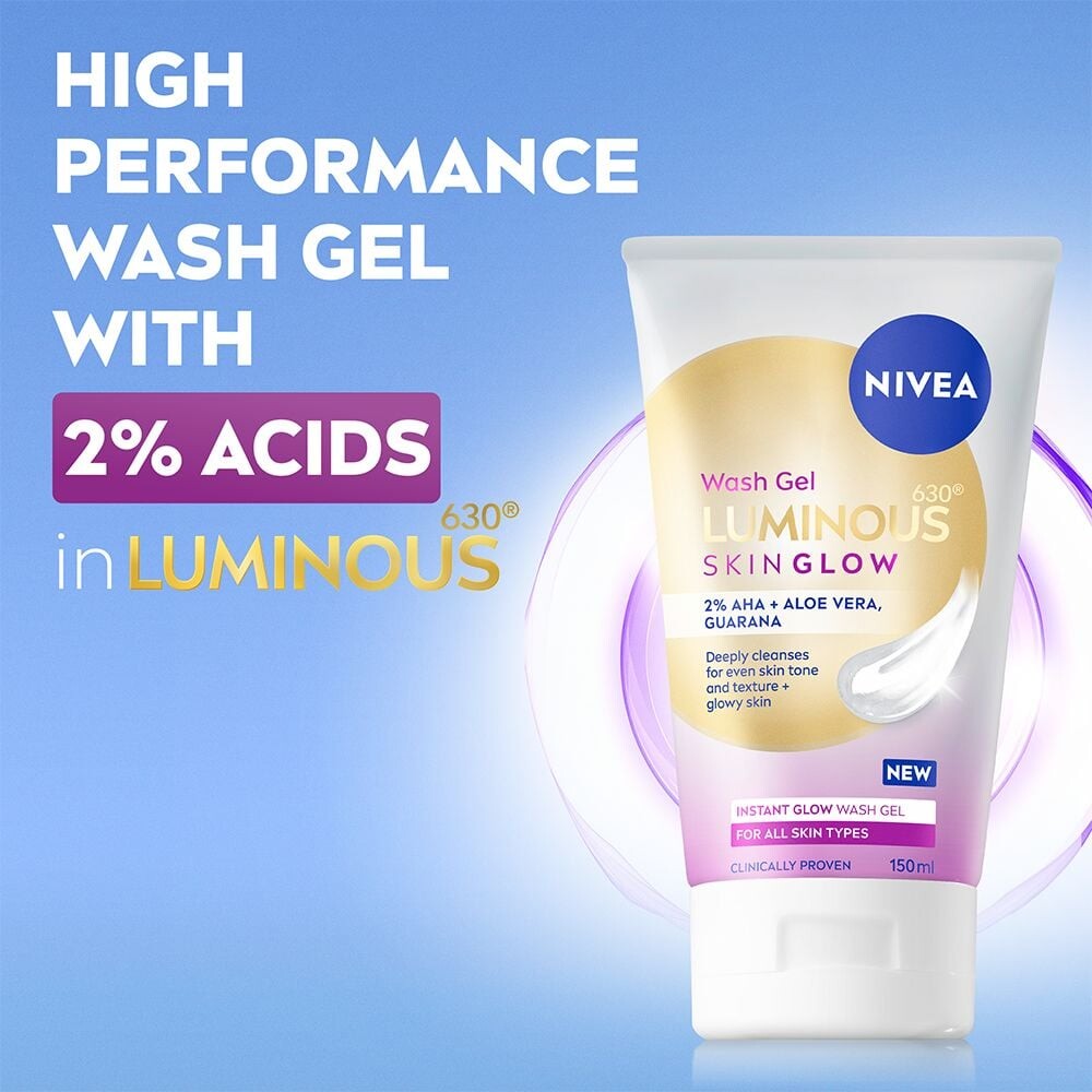 Nivea - Luminous Skin Glow Wash Gel - 150 Ml