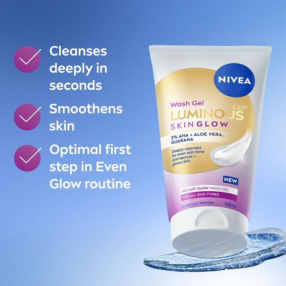 Nivea - Luminous Skin Glow Wash Gel - 150 Ml