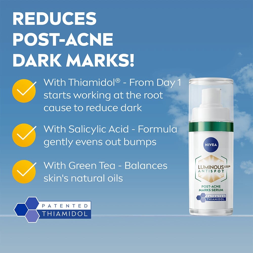 Nivea - Luminous630 Post Acne Marks Serum - 30 Ml