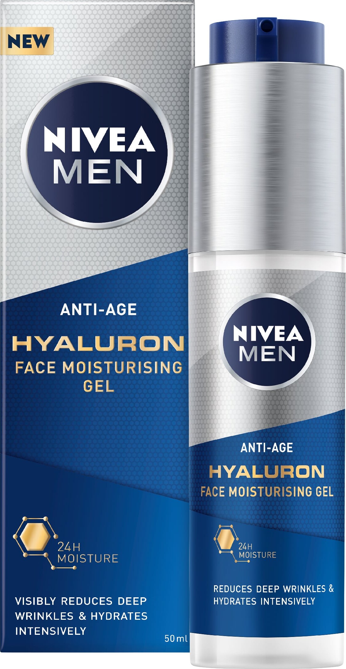 Nivea - Men Hyaluron Instant Hydro Gel - 50 Ml