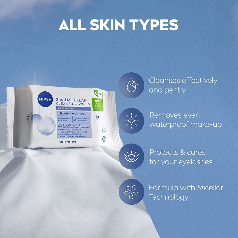 Nivea - Micellar Wipes - 25 Stk