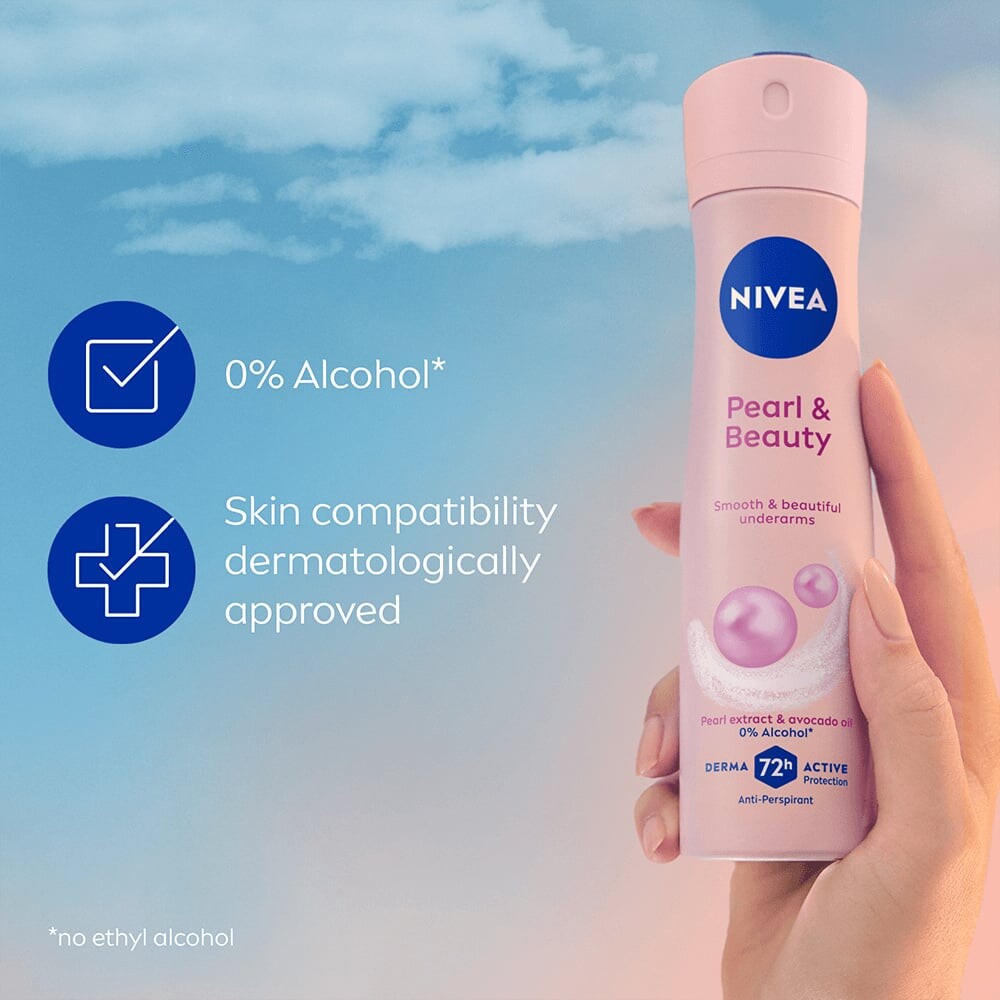 Nivea - Pearl Beauty Female Spray - 150Ml