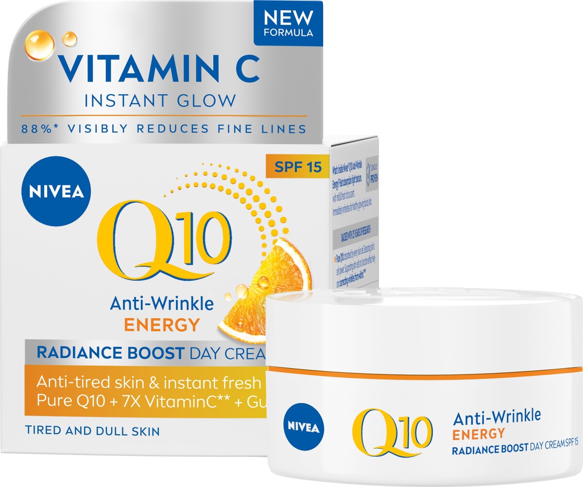 Nivea - Q10 Energy Day Cream - 50 Ml