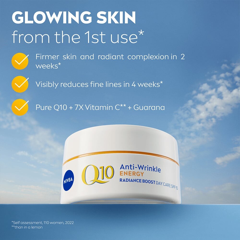 Nivea - Q10 Energy Day Cream - 50 Ml