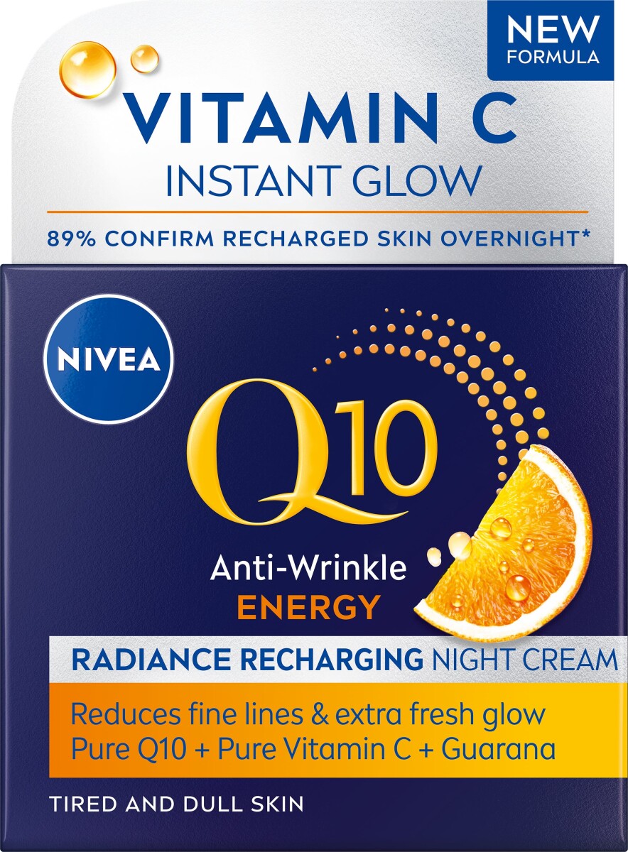 Nivea - Q10 Energy Night Cream - 50 Ml