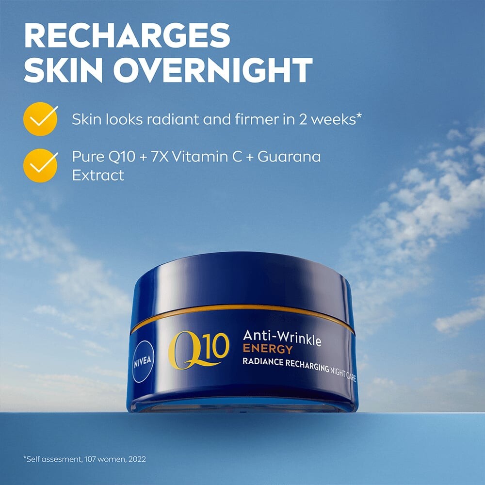 Nivea - Q10 Energy Night Cream - 50 Ml