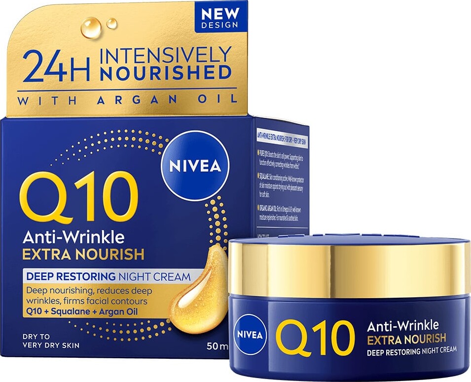 Nivea - Q10 Extra Nourish Night - 50 Ml