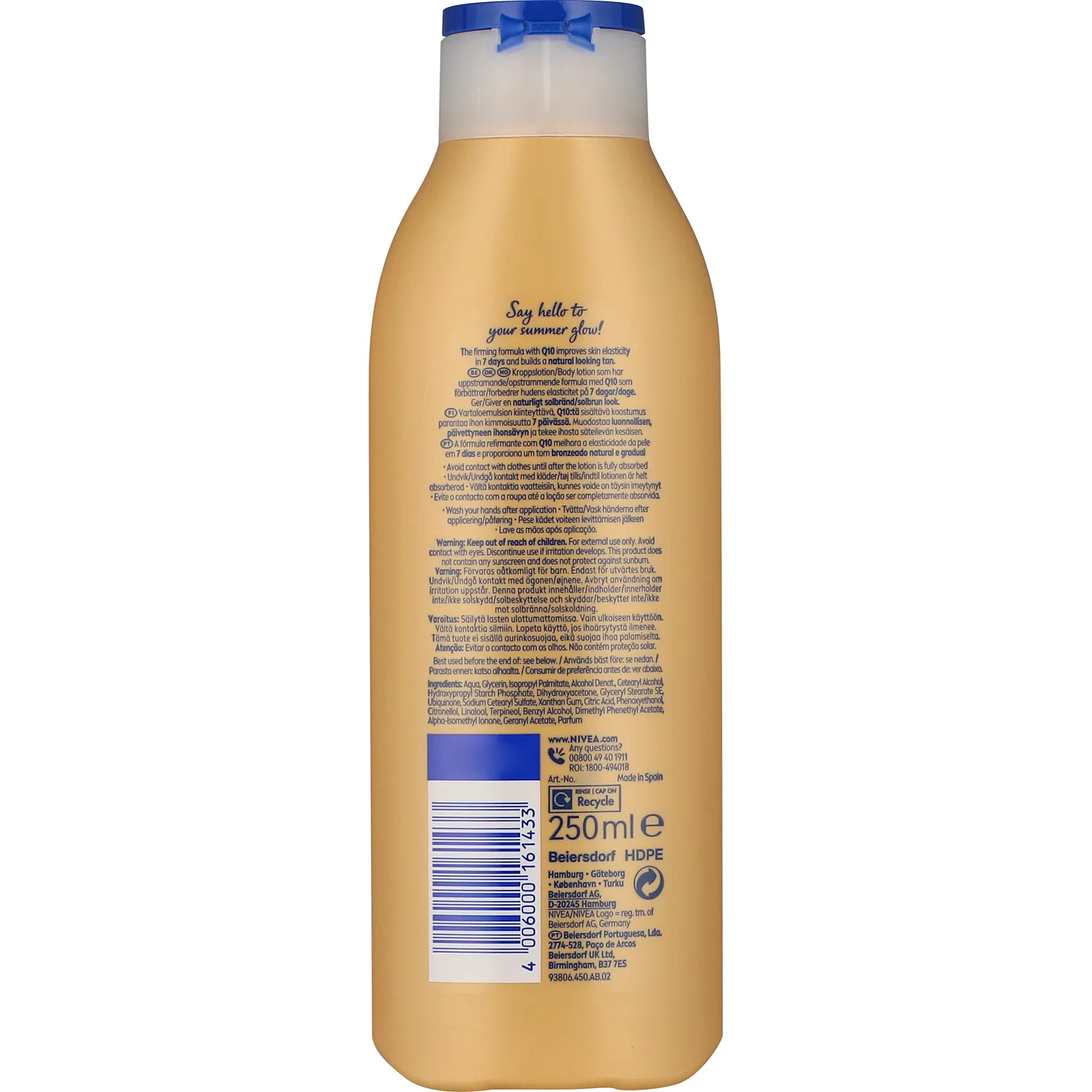 Nivea - Q10 Firming Bronze - 250 Ml