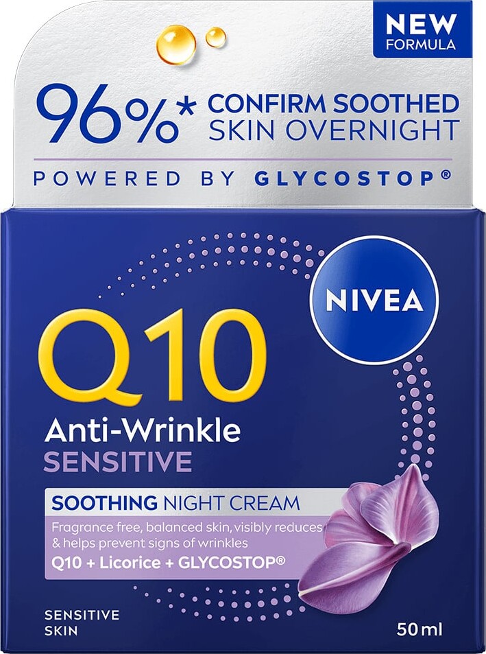 Nivea - Q10 Sensitive Night Cream - 50 Ml
