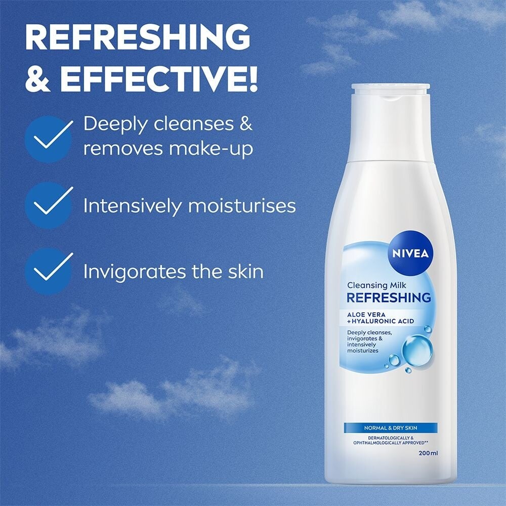 Nivea - Refreshing Cleansing Milk - 200 Ml