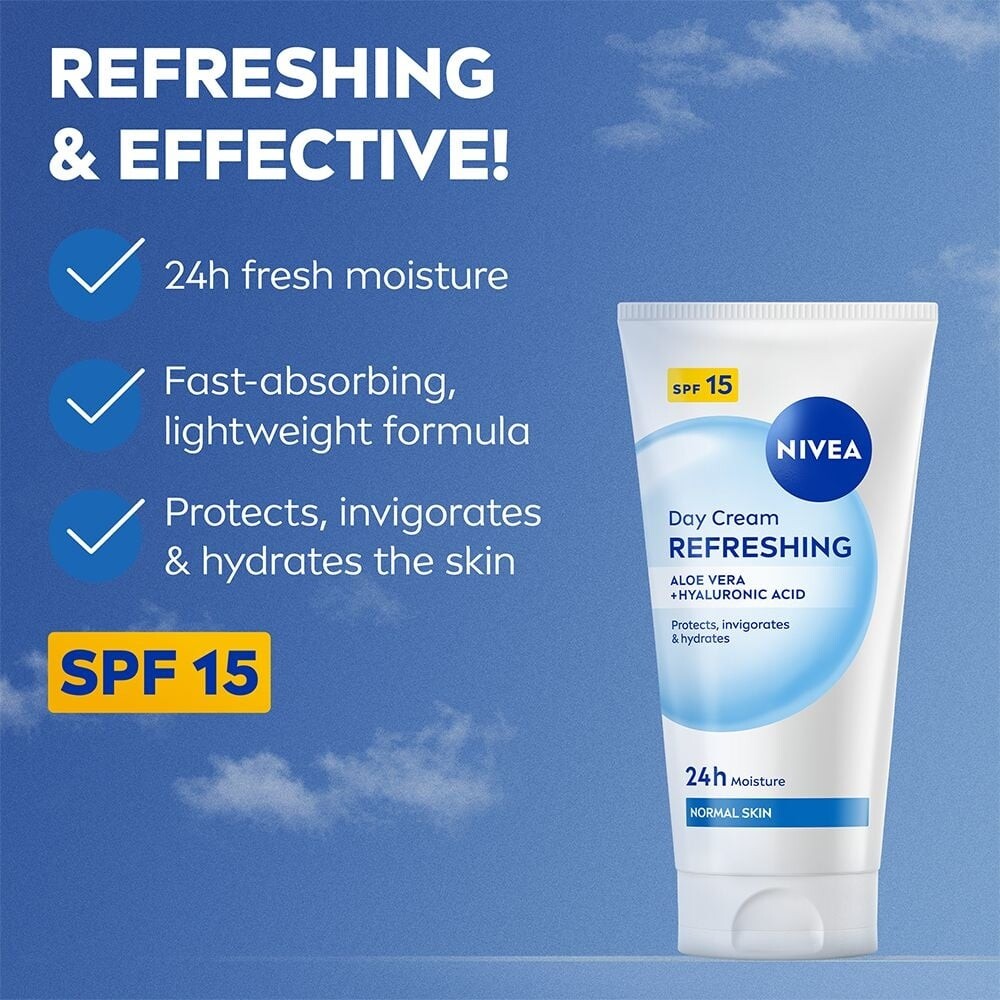 Nivea - Refreshing Day Care - Normal Skin - 50 Ml