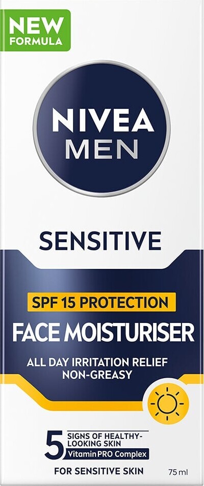 Nivea - Sensitive Face Moisturiser - Spf 15 - 75 Ml
