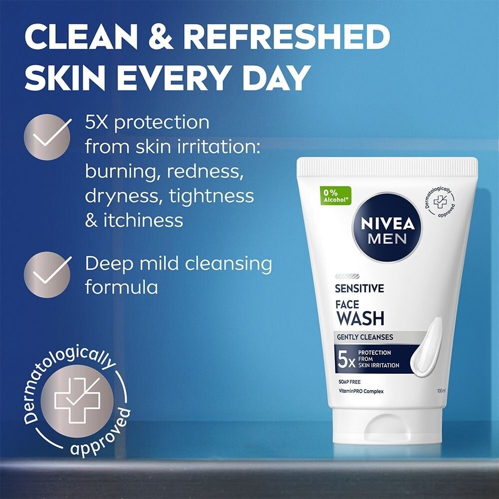 Nivea - Sensitive Face Wash - 100 Ml