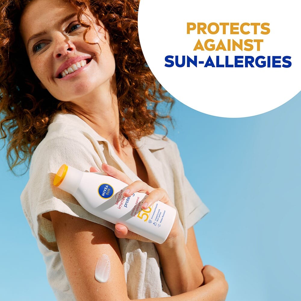 Nivea - Sensitive Immediate Protect Sun-Allergy Lotion Spf 50 - 200 Ml