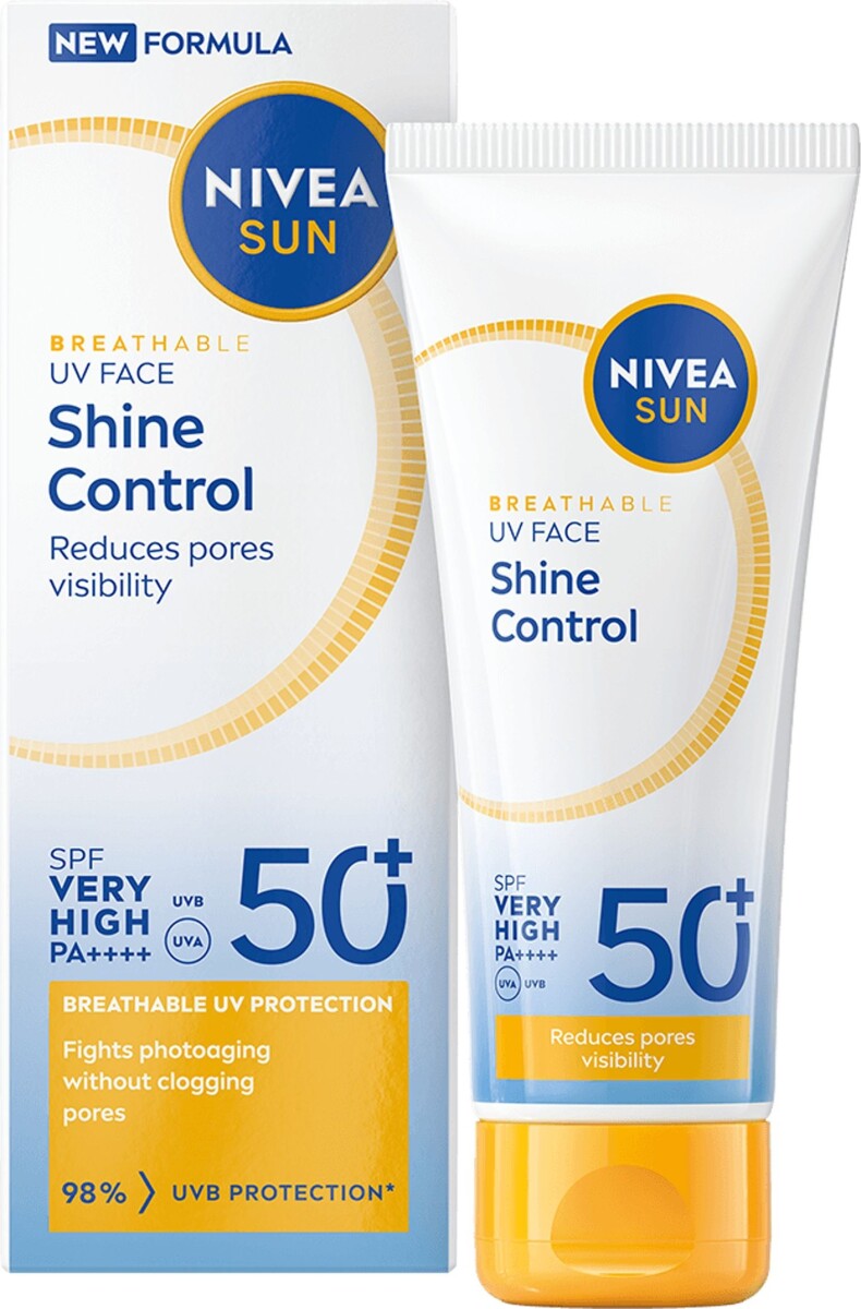 Nivea - Uv Face Shine Control Cream Spf 50 - 40 Ml