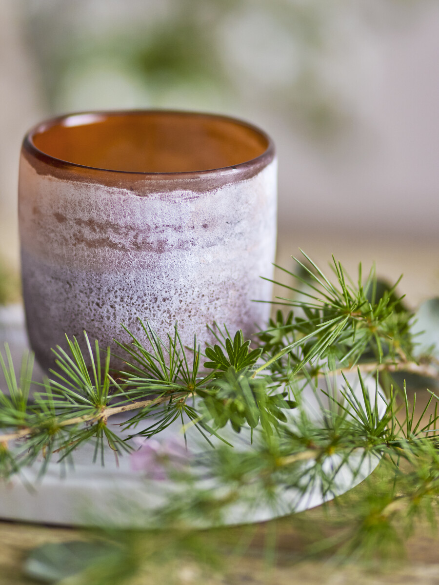 Illume X Bloomingville - No 6 - Sequoia Duftlys - Brun - Sojavoks