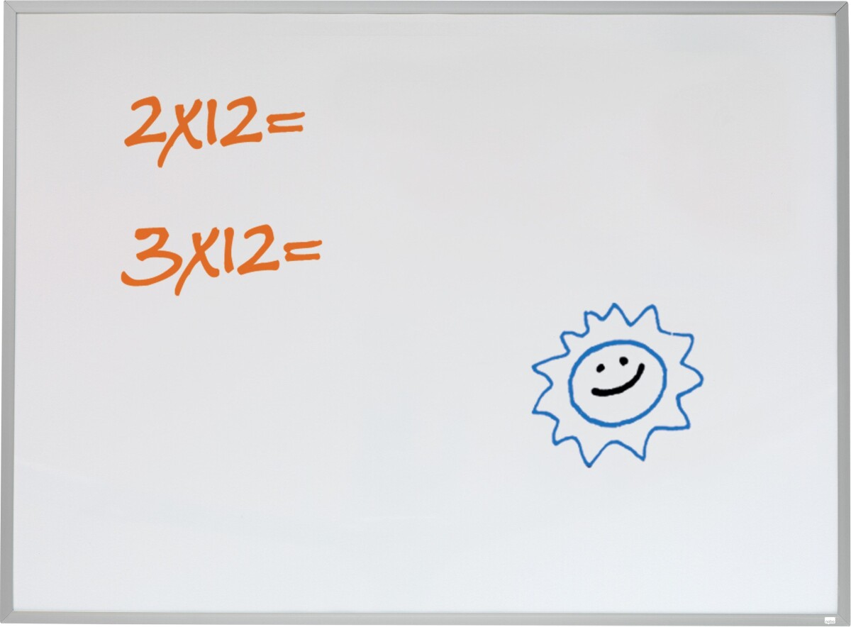 Nobo - Magnetisk Whiteboard Med Aluminium Ramme 45X60 Cm