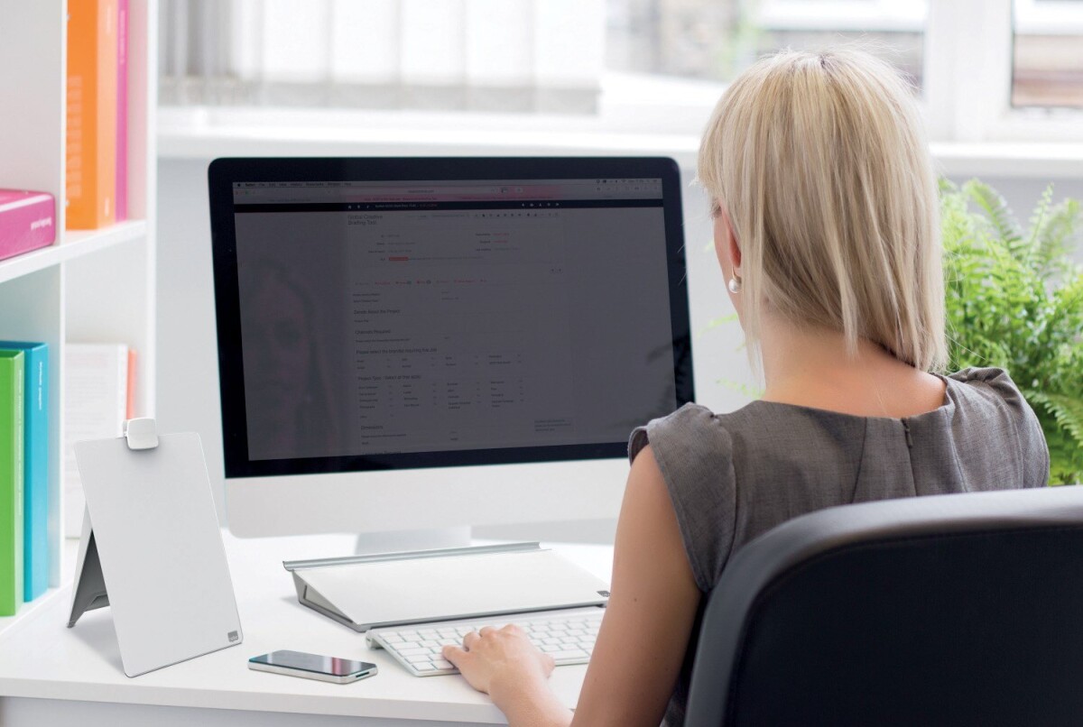 Nobo - Skrivebordsblok - Hvid