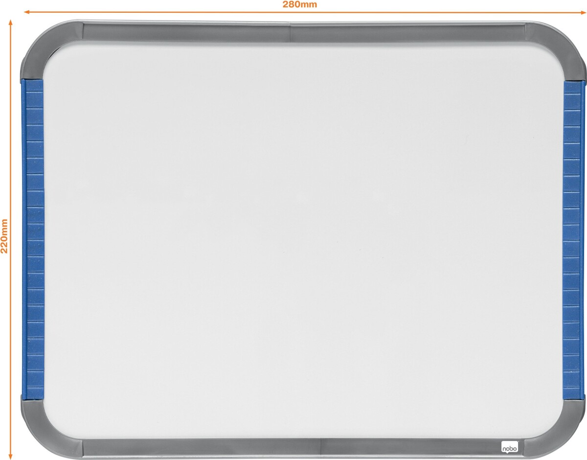 Nobo - Whiteboard Slim Lakeret 22X28Cm